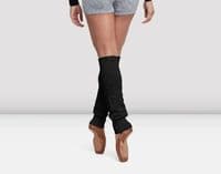 Bloch Ladies Stelle Cotton Diamond Knit Legwarmers W5200 Black