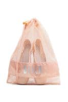 Bloch Large Mesh Drawstring Pointe Shoe Dance Shoe Bag A327 Pink