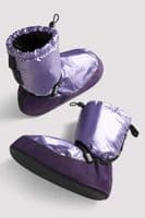 BLOCH SALE Adult Warm Up Dance Booties Boots Metallic Purple IM009BM