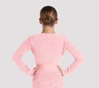 Bloch Sale Girls Emily Long Sleeve Ballet Wrap Dance Top Candy Pink CZ5259