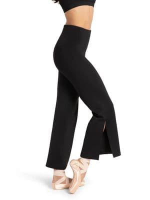 Capezio Building Strength Routine Pant Dance Flare Trousers  12144W Black