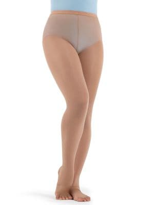 Capezio Hold & Stretch Ultra Hold Stirrup Tights Matte N145 Light Suntan