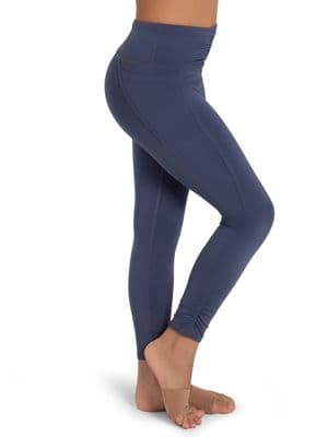 Capezio SALE Child Girls Wildflower Blossom Leggings Gathered Waist 12092C Crown Blue