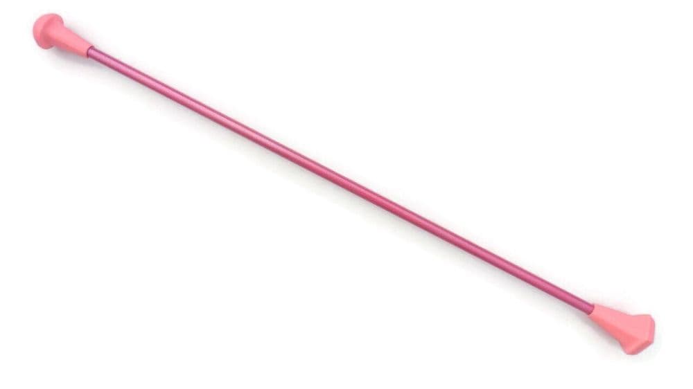 Dance Baton Inter/Advanced Majorette Twirler Twirling Tensile Steel Pink Sparkle
