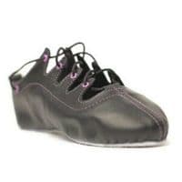 GLENSHEE PURPLE Thistle Shoes Scottish Highland Dance Ghillie Pumps Closed Toe