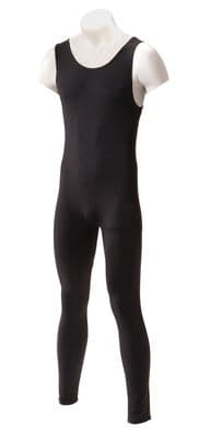 INTERMEZZO Men's and Boy's Dance Tank Style Long Unitard Cotton/Elastane Black
