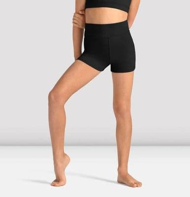 Mirella by Bloch Girls Dance High Waisted Printed Shorts Black M90006C