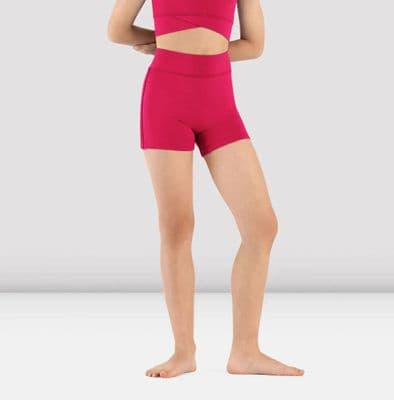 Mirella by Bloch Sale Girls Majesty High Waist Dance Shorts Pink M684C