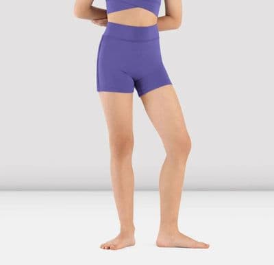 Mirella by Bloch Sale Girls Majesty High Waist Dance Shorts Purple M684C