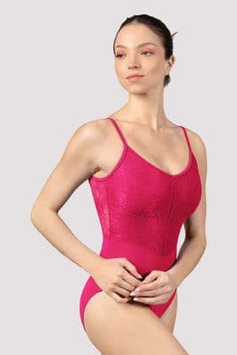 Mirella By Bloch Sale Ladies Majesty Camisole Lace Detail Leotard M2194LM Pink