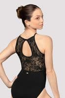Mirella By Bloch Sale Ladies Majesty Lace Halterneck Leotard M3120LM Black