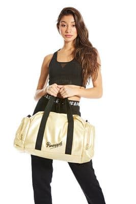 PINEAPPLE Dancewear Retro Dancers Bag Holdall Ballet Gym Gymastics Dance Gold