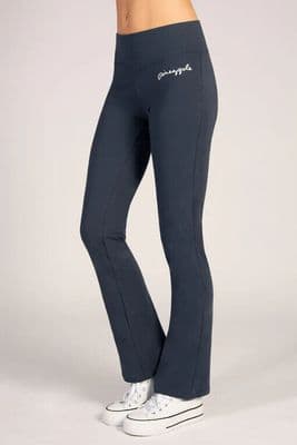 PINEAPPLE Dancewear Womens Bootcut Jersey Dance Yoga Pants Trousers Charcoal