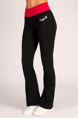 PINEAPPLE Dancewear Womens Contrast Band Bootcut Jersey Trousers PT19120