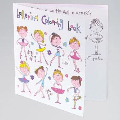 Rachel Ellen Ballerina Colouring Book Gift for Dancer