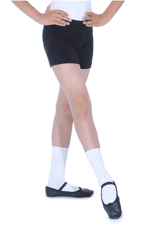 ROCH VALLEY Boys Shorts Cotton/Lycra Dance Ballet Gymnastics Gym Kit Black