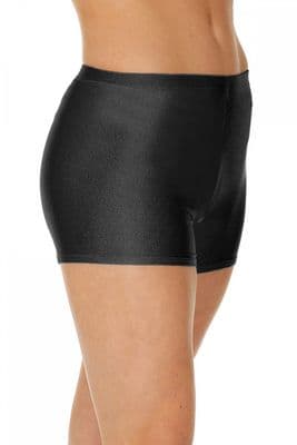Roch Valley Micro Shorts Hotpants Nylon Lycra Black Dance Gym Freestyle Fitness
