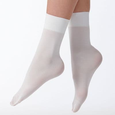 SILKY Dance Essential Ballet Socks Lightweight 60 Denier White
