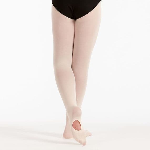 SILKY Dance Girls Convertible Ballet Tights Intermediate 60 Denier Pink