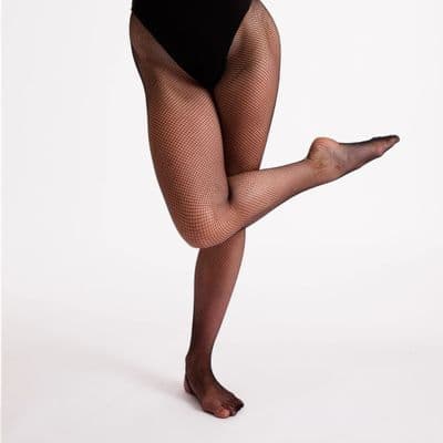 SILKY Dance Intermediate Fishnet Dance Tights Black