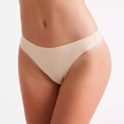 Silky Dance Ladies - Light Nude - Invisible Low Rise Dance Thong