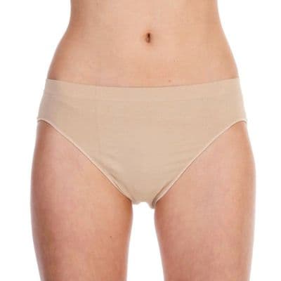 SILKY LADIES DANCE Seamless Ballet High Cut Briefs UnderwearKnickers Nude Flesh