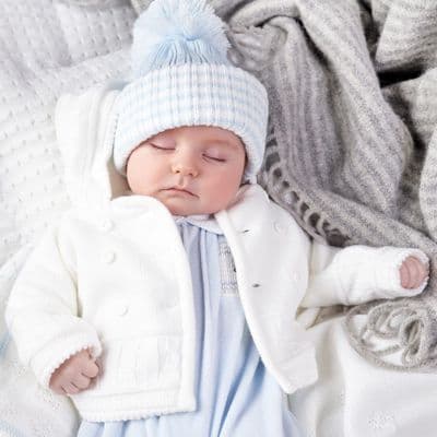 A1570W Knitted baby jacket