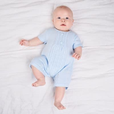 A1578B  Boys knitted Romper