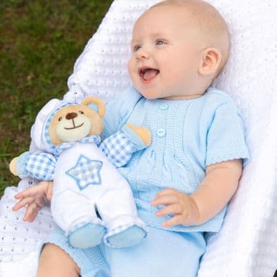 A2270 Button  knitted Top and Shorts