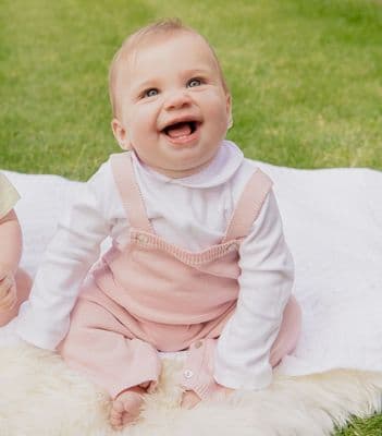 A3006 Dusty Pink Dungaree