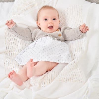 A3409 Knitted baby Dress