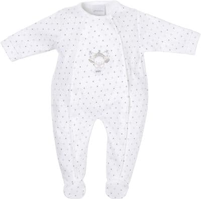 AV1870W Tiny Bear Cotton Sleep Suit