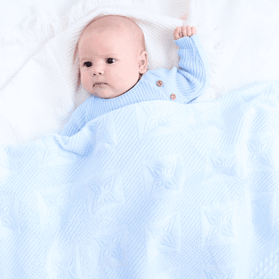 B103W Baby Shawls