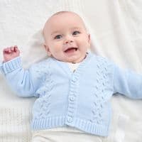 Blue Button  knitted Top and Shorts