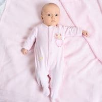 Premature Babywear | Velour Sleepuit | 2-3lbs weight |