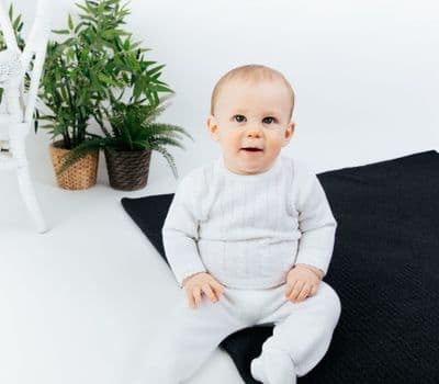 Cable knitted top & leggings W