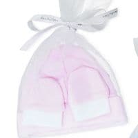 Cotton Hat & Mitten Set