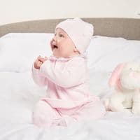 Pink bobble set with hat