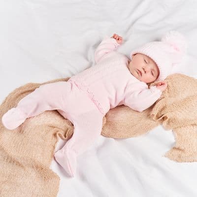 Pink Knitted top & leggings
