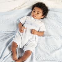 Pink Little Tractor Smocked Romper