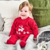 Pink Reindeer  top & leggings