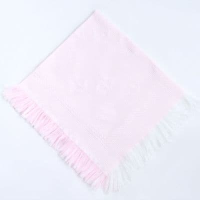 Pink star baby shawls