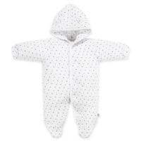 Tiny Baby | Bear Cotton pramsuit | Newborn size | Cream |