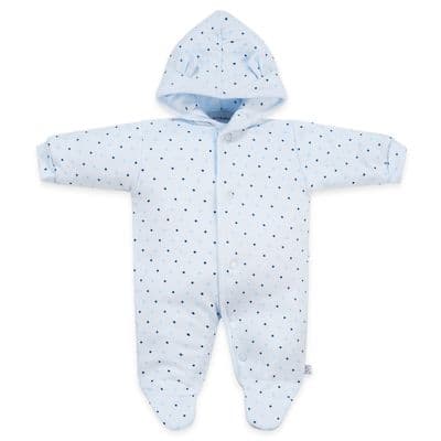 Prem Blue Cotton Pram Suit