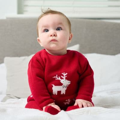 Reindeer Knitted top & leggings