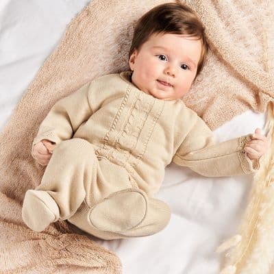 Taupe knitted top & leggings