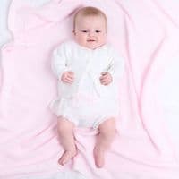 White baby dress & pants