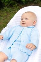 White cardigan with collar