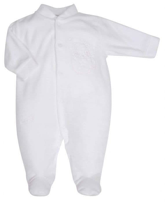 Premature Babywear | Velour Sleepuit | 2-3lbs weight |