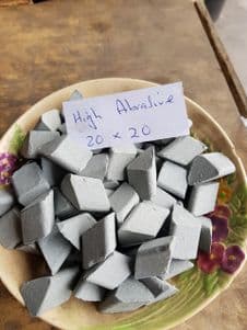 20mm Ceramic abrasive chips media suitable for vibratory Tumblers